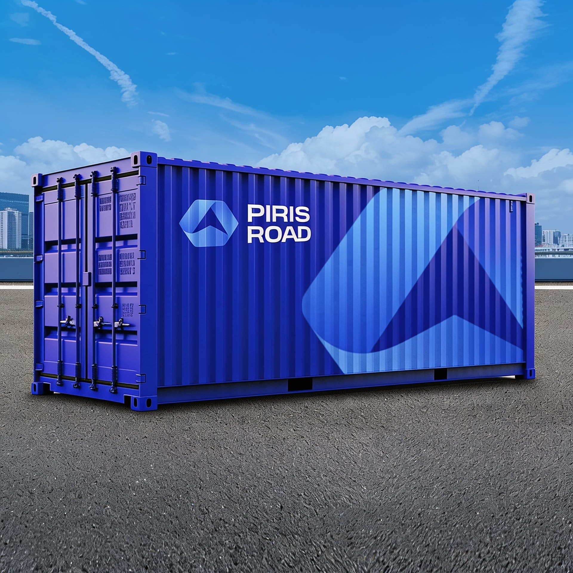 Container yard — Piris Road network